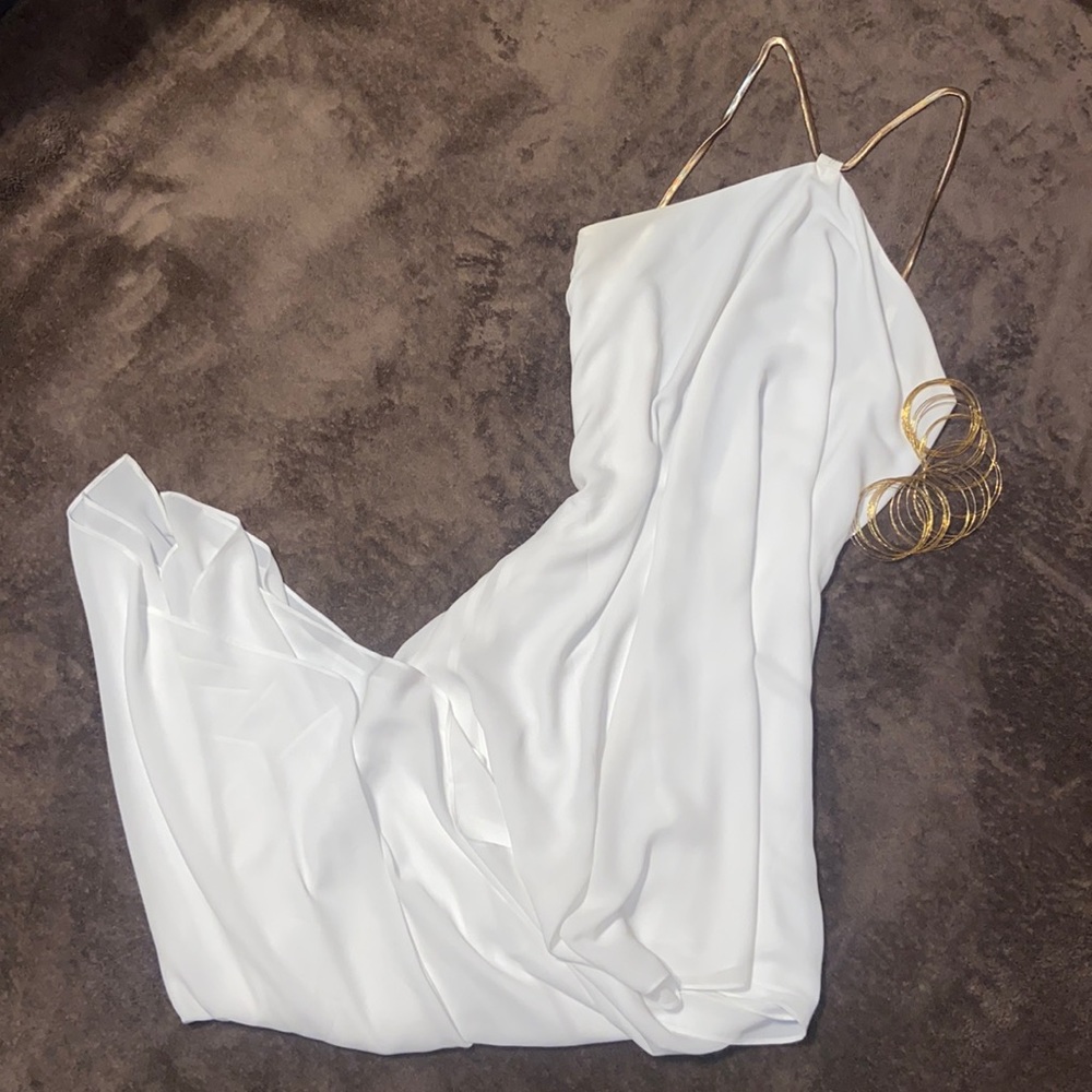 White Flowy Dress 🤍